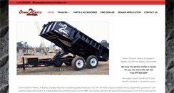 Desktop Screenshot of downtoearthtrailers.com